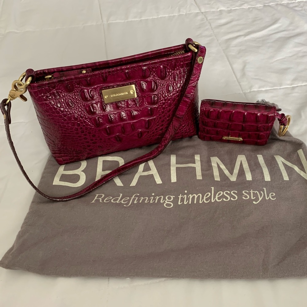 Brahmin Lorelei bundle in Peony Pink